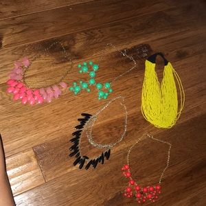 5 costume jewelry necklaces
